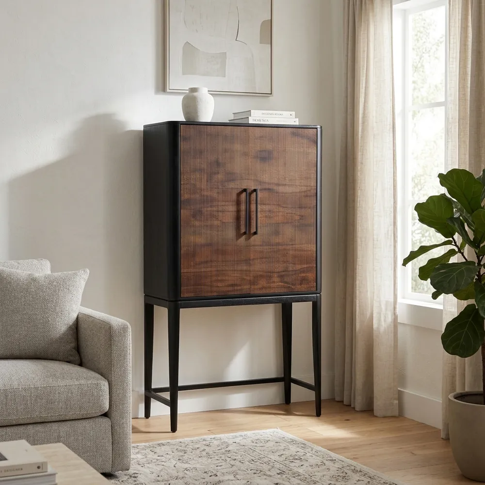 DENTONCROSS BROWN CABINET 63 (IN)