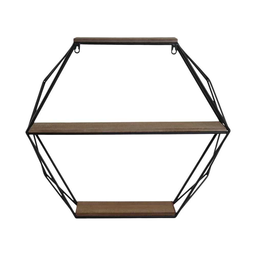 INGRIDHAVEN BROWN WALL SHELF 21 (IN)