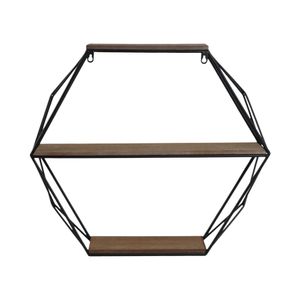 INGRIDHAVEN BROWN WALL SHELF 21 (IN) 7