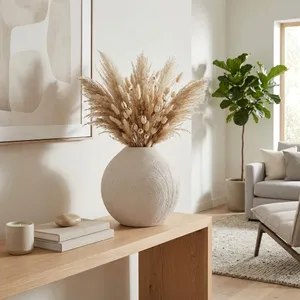 ERWINHOLM WHITE VASE 14 (IN) 11