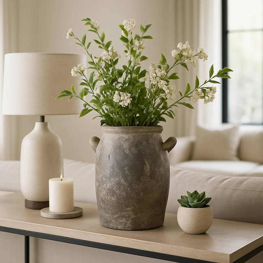 FRAZERCROSS BROWN VASE 8 (IN)