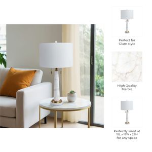 KANE WHITE LAMP 28 (IN) 8