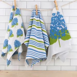 Hydrangea Cotton Kitchen Towel (Set Of 3) 3