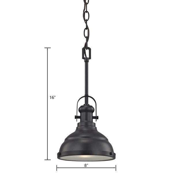 Blakesley 8'' Wide 1-Light Mini Pendant - Oil Rubbed Bronze