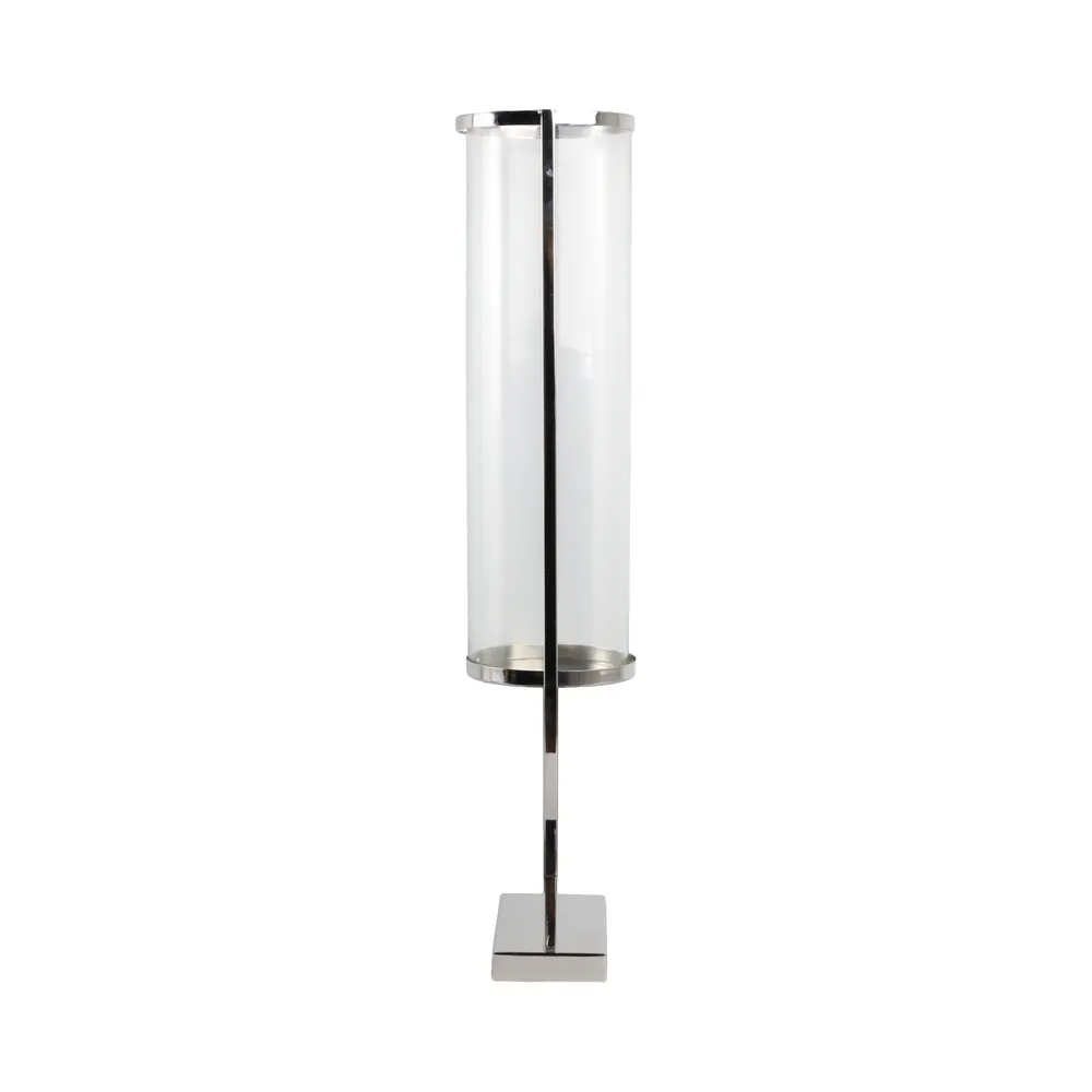 OLIVERHAVEN SILVER CANDLE HOLDER 31 (IN)
