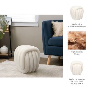 BRAEGATE WHITE STOOL 18 (IN) 10