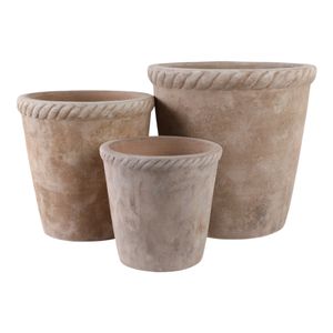COOPERSHAW SET OF 3 WHITE PLANTER 15 (IN) 6