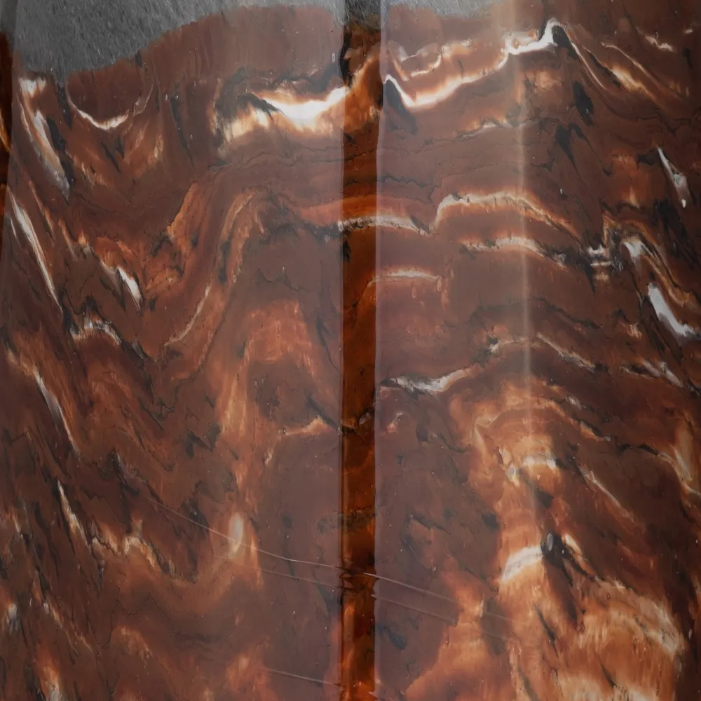 EVERTONVALE BLACK GLASS VASE 17 (IN)