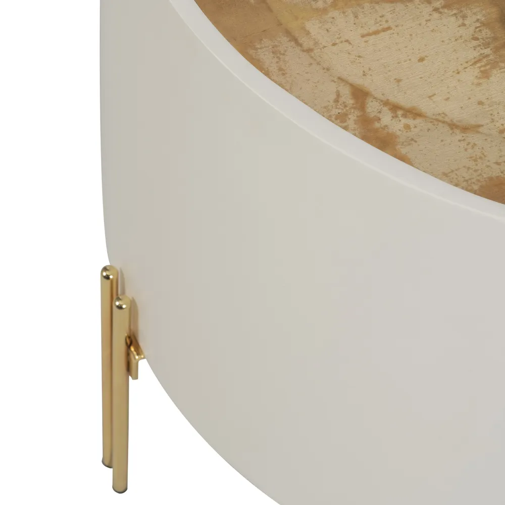 CHESTERBURN WHITE TABLE 20 (IN)