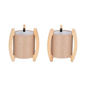 TATEMORE SET OF 2 IVORY LAMPS 11 (IN) 4