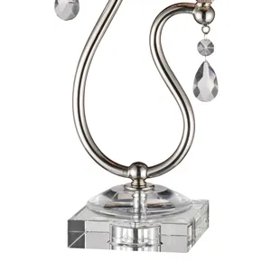 Krystal 23.5'' High 2-Light Table Lamp - Polished Nickel 4