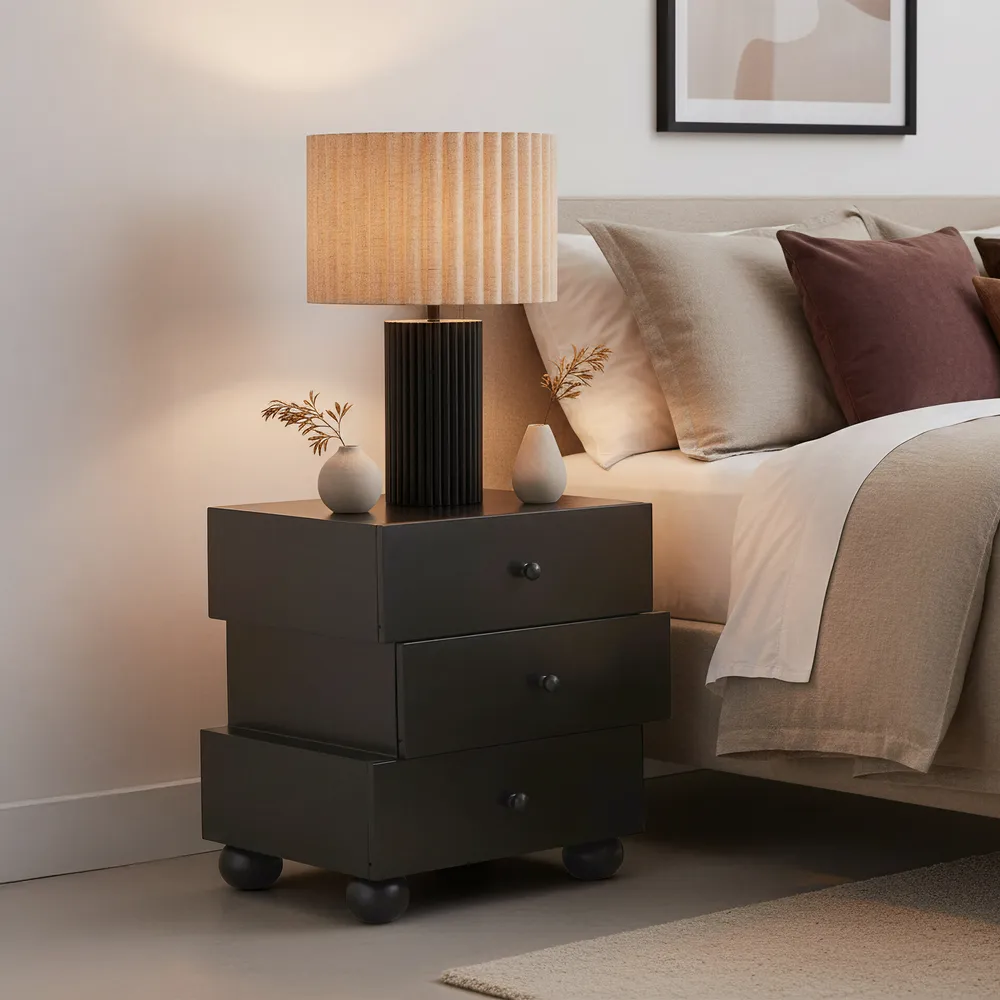 Eben Nightstand Black