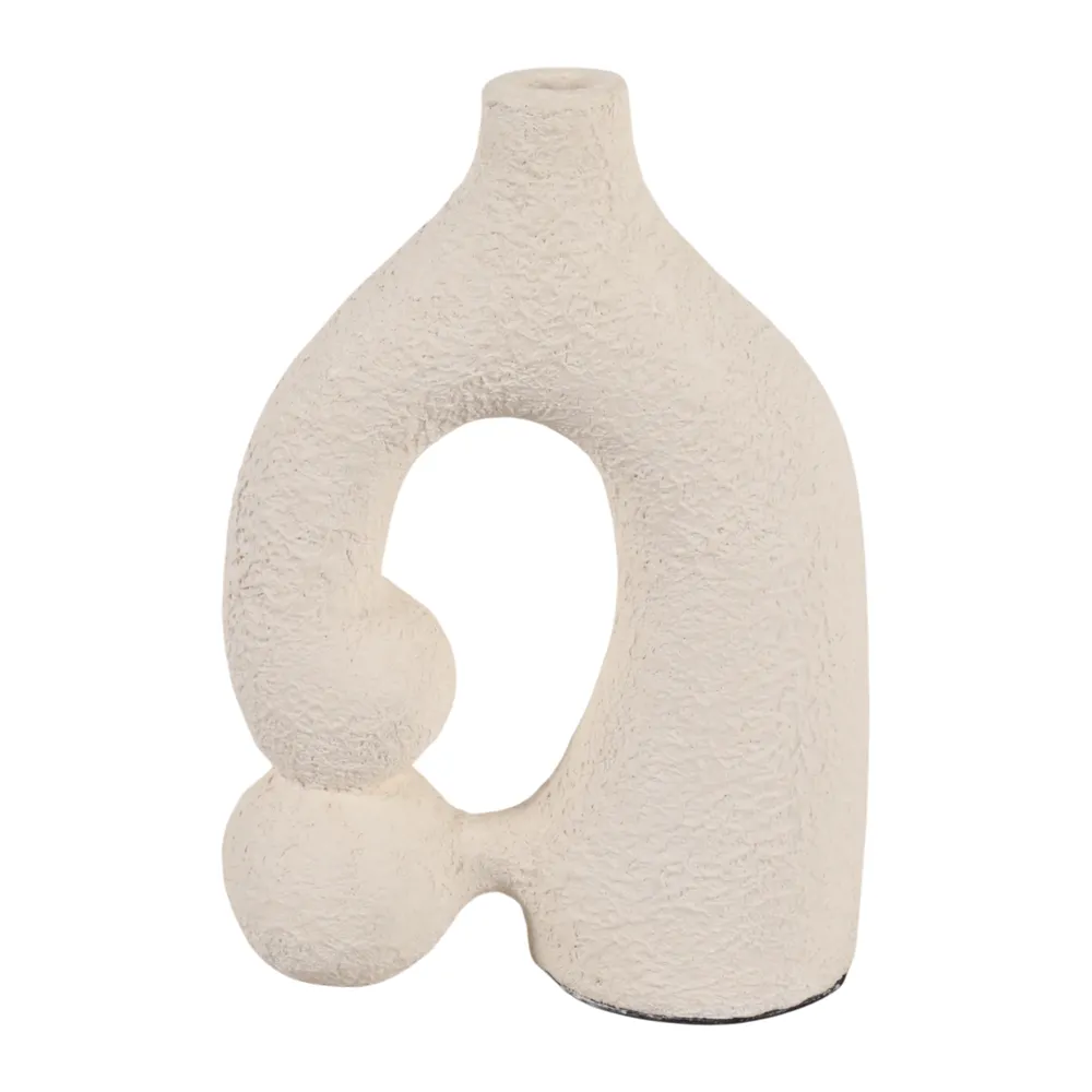 EMMONSHAM WHITE VASE 13 (IN)