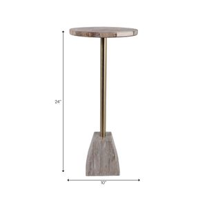 JANEBEACH GOLD TABLE 24 (IN) 9