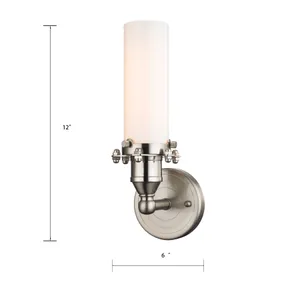 Fulton 12'' High 1-Light Sconce - Satin Nickel 2