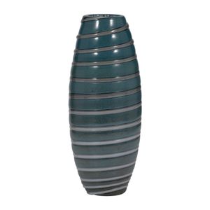 DENVERRIDGE BLUE GLASS VASE 15 (IN) 5
