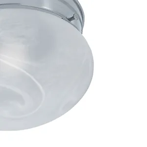 Elowen 8'' Wide 1-Light Flush Mount - Brushed Nickel 4