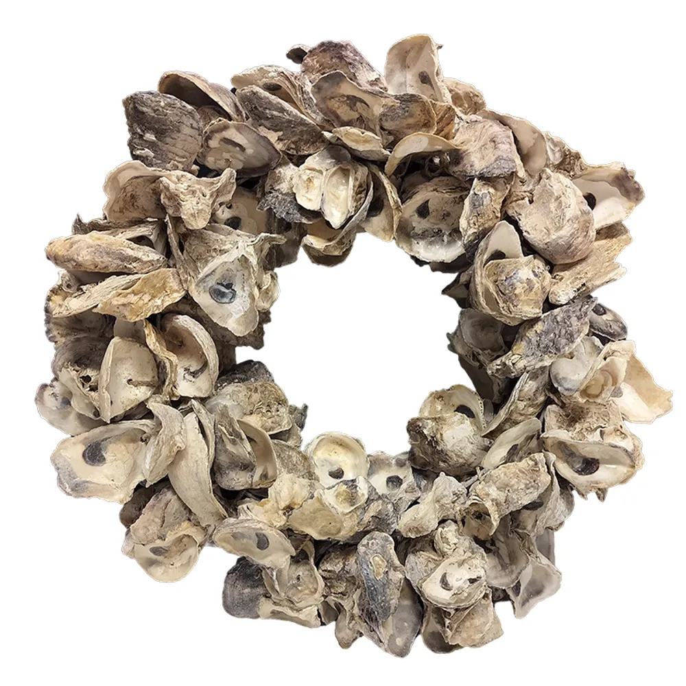 18" OYSTER SHELL WREATH