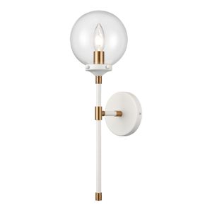 Boudreaux 19'' High 1-Light Sconce - Matte White 3