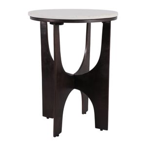 GARSONFIELD WHITE TABLE 22 (IN) 3