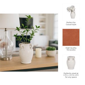 COHENWAY WHITE VASE 8 (IN) 9