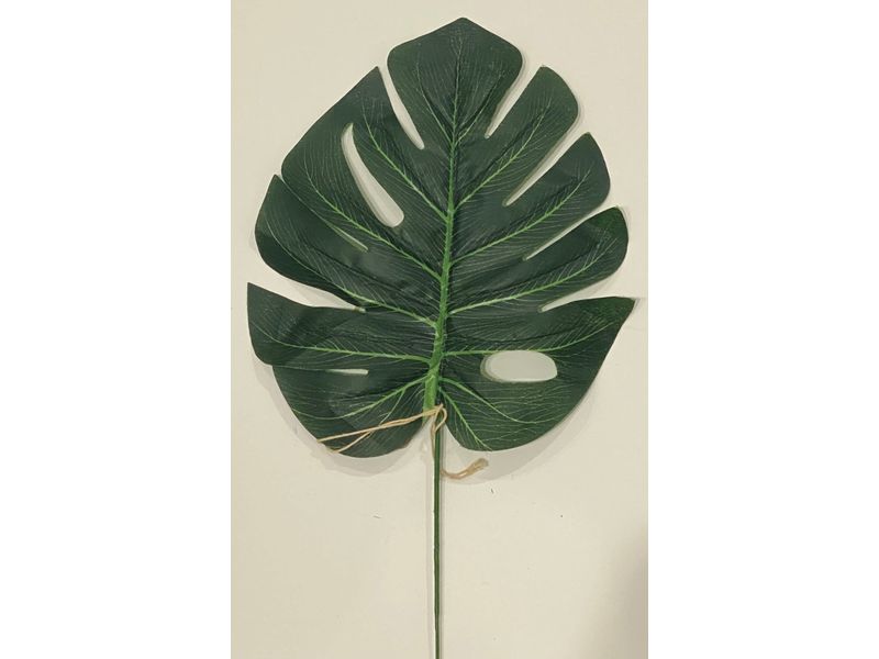 16" Silk Monstera Leaf 1