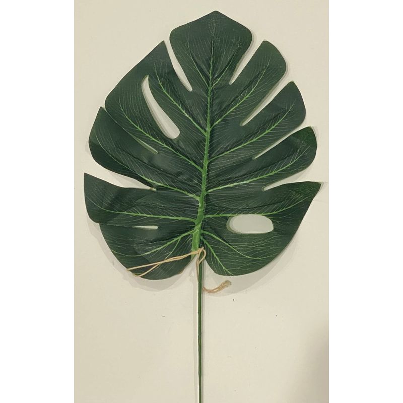16" Silk Monstera Leaf