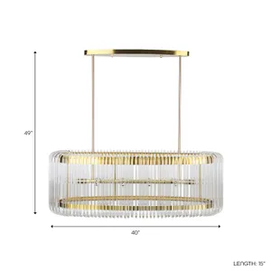 DUTTONBEACH GOLD CHANDELIER 14 (IN) 4