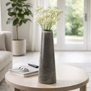 PEARLWOOD BLACK VASE 20 (IN) 12