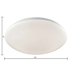 Kalona 13'' Wide 1-Light Flush Mount - White 2