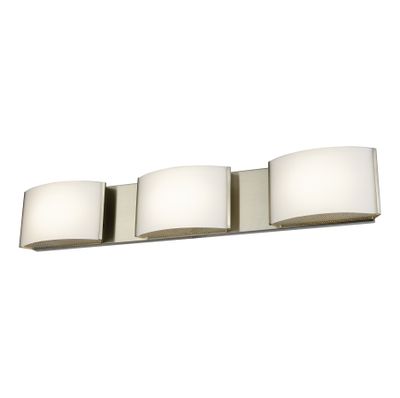 Pandora 25.25″ Wide 3-Light Vanity Light - Satin Nickel
