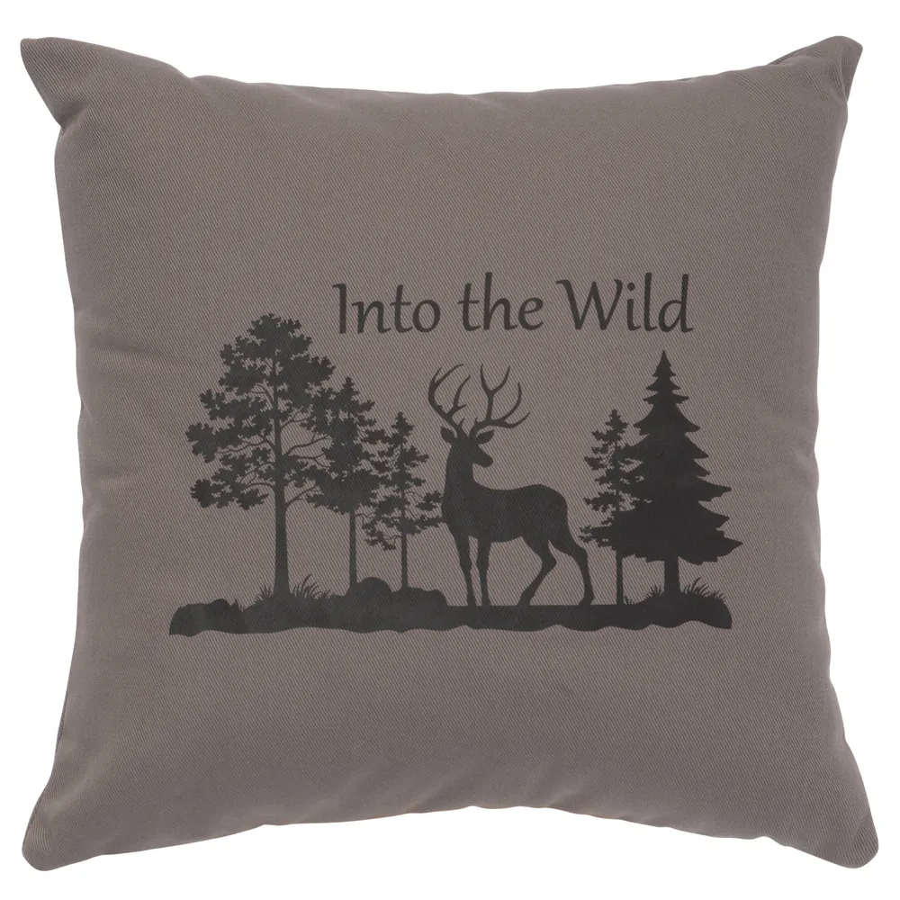 Image Pillow - Into Wild - Cotton Chrome