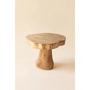 Live-Edge Wood Accent Table 4