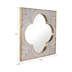 HARVEYWICK IVORY MIRROR 35 (IN) 8