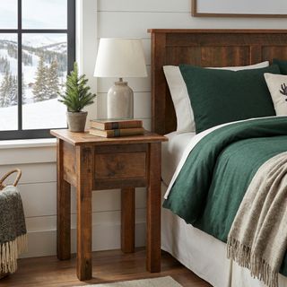 Barnwood One Drawer Nightstand