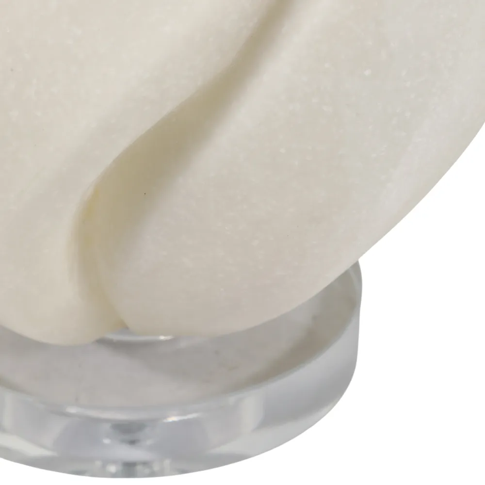 ELLENOAK WHITE LAMP 21 (IN)