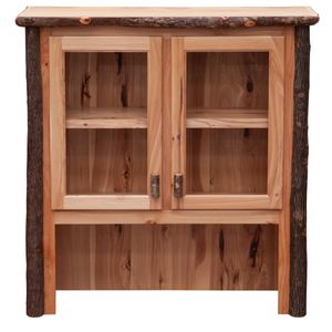 Hickory Log 48-inch Buffet & Hutch - Cinnamon 7