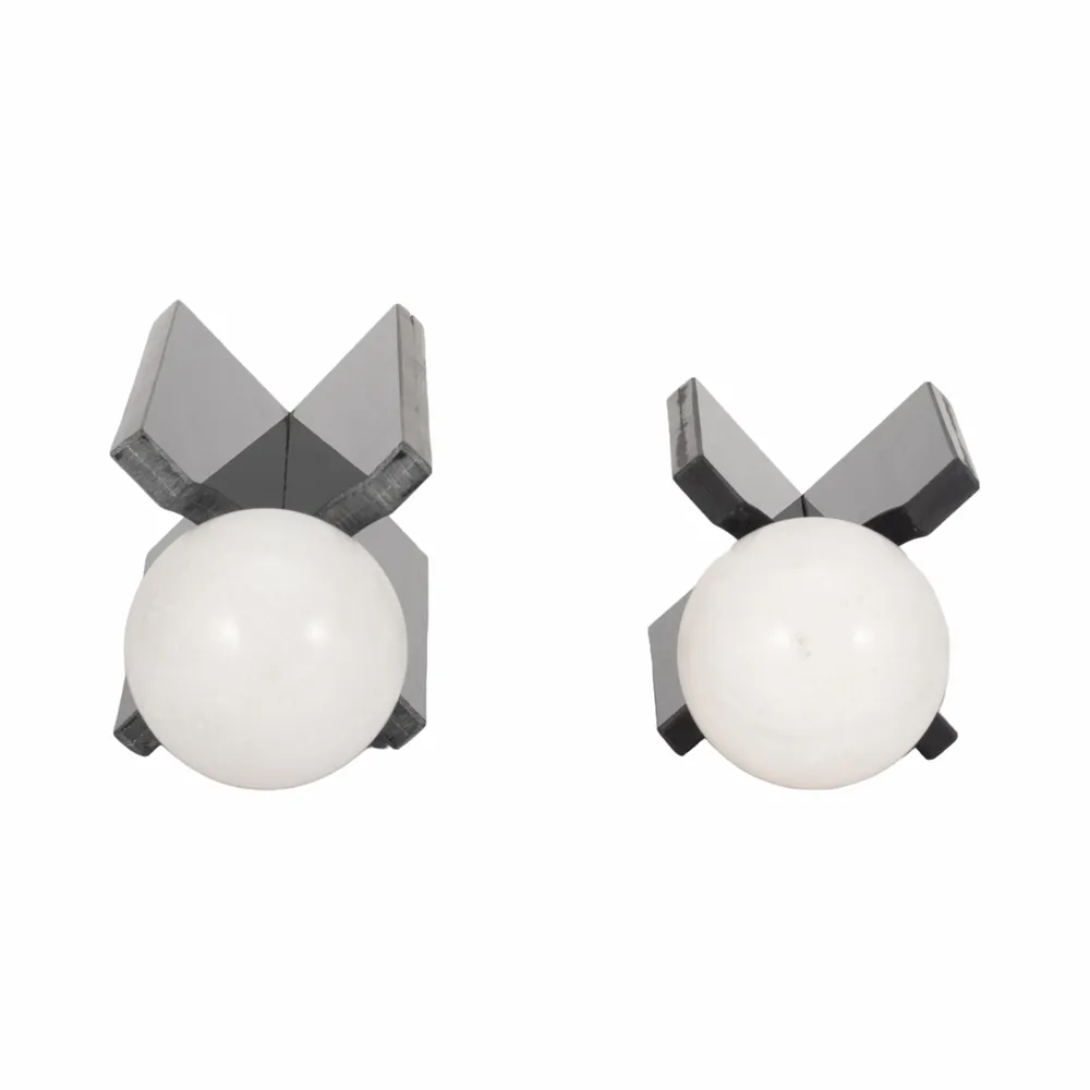 RYELAKE SET OF 2 BLACK DECOR 13 (IN)
