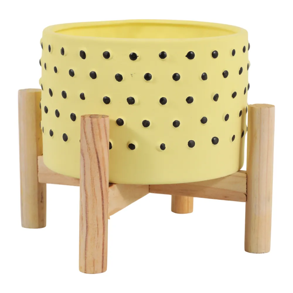 COLECREST YELLOW PLANTER 6 (IN)