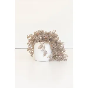 Artificial Seeded Dusty Foliage Spray 2