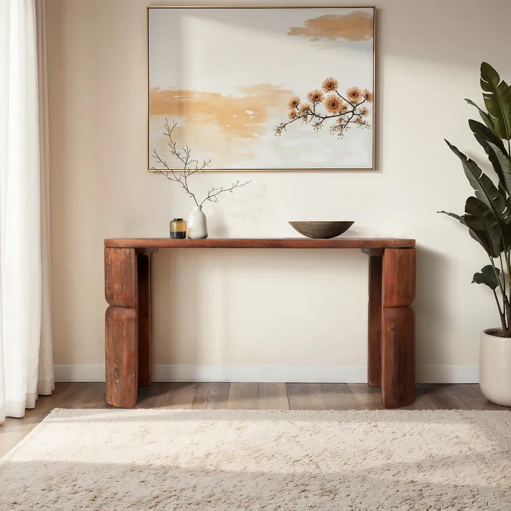 IRVINGPORT BROWN CONSOLE 60 (IN)