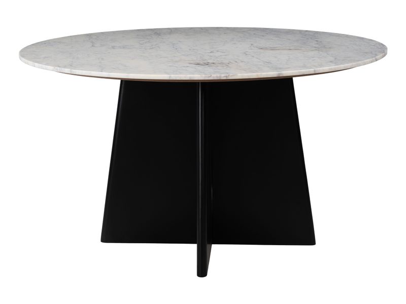 Strela Dining Table White & Black 3