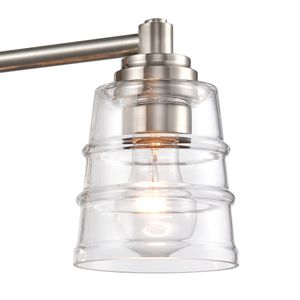 Pulsate 30.25'' Wide 4-Light Vanity Light - Satin Nickel 6