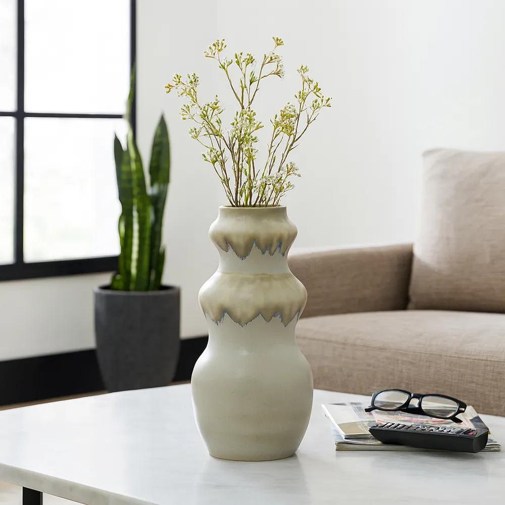 CHASEBURN GRAY VASE 19 (IN)