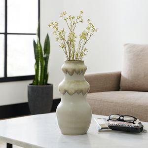 CHASEBURN GRAY VASE 19 (IN) 11
