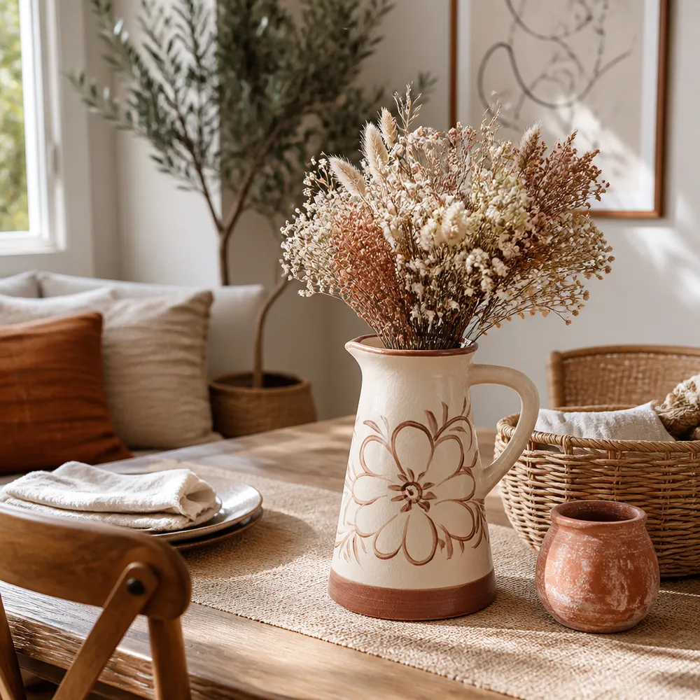 HAZENGATE BROWN VASE 10 (IN)