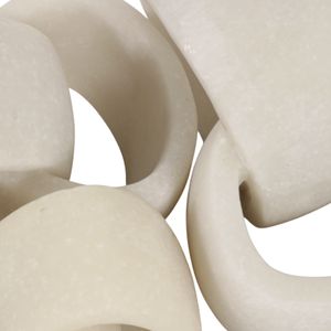 HALEYSHAW SET OF 3 WHITE DECOR 5 (IN) 7