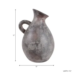WESTONCLIFF GRAY VASE 18 (IN) 10
