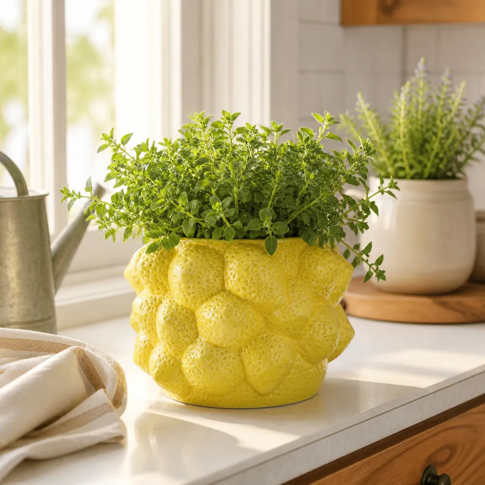CALWIND YELLOW PLANTER 6 (IN)