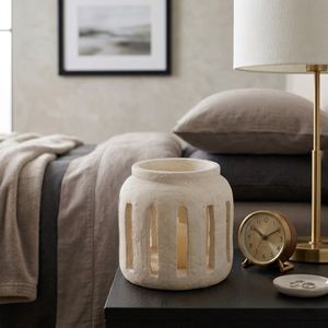 GARNETTCREST WHITE LANTERN 8 (IN) 2